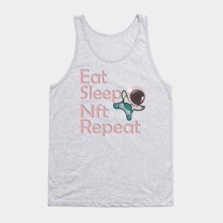 Eat Sleep Nft Repeat Tank Top